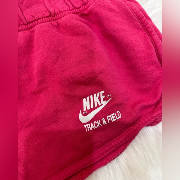 Nike Pink - fuchsia/ Cotton Lounge Track and Field Shorts ** - Picture 2 of 5